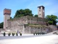 Castello di Volta Mantovana, veduta delle due torri del recinto fortificato più interno