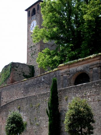 Castello di Volta Mantovana, la torre detta dell\'orologio