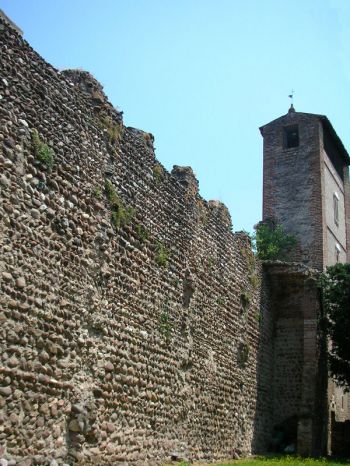 Borghetto, ruins of the ancient fortified wall